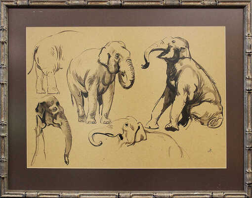 Лаповок Владимир Абрамович. Слоны 